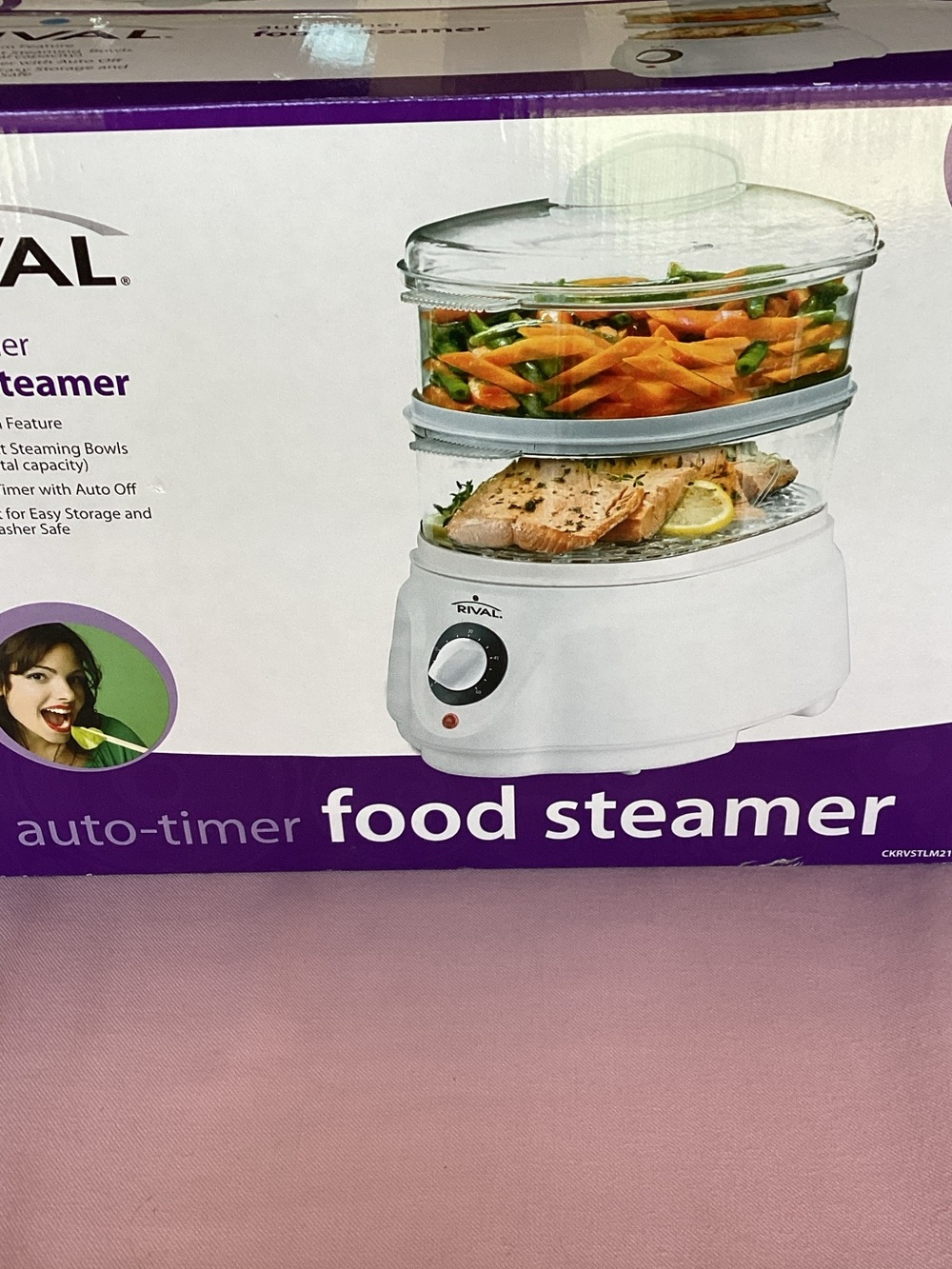 New Rival Auto-Timer Food Steamer